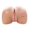 CRAZY BULL - JULIA XXL MASTURBATEUR VIBRANT DOUBLE VAGINAL ET ANAL FLESH