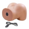 CRAZY BULL - JULIA XXL DOPPELTER VAGINAL- UND ANALVIBRATIONSMASTURBATOR FLESH