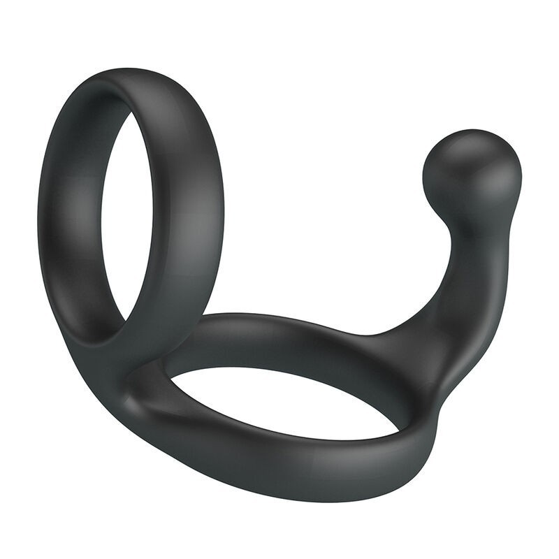 CRAZY BULL - ANEL DUPLO PARA PÊNIS E TESTÍCULOS FLORIAN PRETO