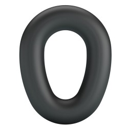 CRAZY BULL - VESPER ANNEAU PÉNAL EN SILICONE ULTRA DOUX NOIR
