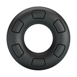 CRAZY BULL - ANNEAU PÉNAL EN SILICONE SUPER DOUX BERTRAM NOIR