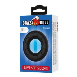 CRAZY BULL - BERTRAM SUPERSOFT SILIKON-PENNISRING SCHWARZ