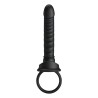 PRETTY LOVE - MERRITT ANAL VIBRATOR WITH RING AND VIBRATION BLACK