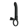 PRETTY LOVE - VIBRATORE ANALE MERRITT CON ANELLO E VIBRAZIONE NERO