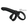 PRETTY LOVE - MERRITT ANALVIBRATOR MIT RING UND VIBRATIONSFUNKTION, SCHWARZ