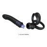 PRETTY LOVE - MERRITT ANAL VIBRATOR WITH RING AND VIBRATION BLACK
