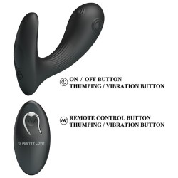 PRETTY LOVE - VIBRATORE PROSTATICO MIRABELLE CON TELECOMANDO