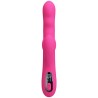 PRETTY LOVE - VIBRATEUR LAPIN MULTIFONCTION WINTERS AVEC AFFICHAGE LED ROSE