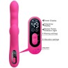 PRETTY LOVE - WINTERS MULTIFUNCTION RABBIT VIBRATOR WITH LED DISPLAY PINK