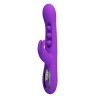 PRETTY LOVE - VIBRATORE A CONIGLIO SABIEN CON STIMOLAZIONE A PERCUSSIONE E LED VIOLA