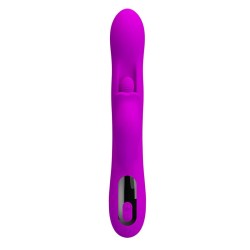 PRETTY LOVE - VIBRATORE OSCILLANTE YALANDA RABBIT CON DISPLAY LED VIOLA