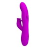PRETTY LOVE - VIBRATEUR OSCILLANT LAPIN YALANDA AVEC AFFICHAGE LED VIOLET
