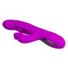 PRETTY LOVE - VIBRATEUR OSCILLANT LAPIN YALANDA AVEC AFFICHAGE LED VIOLET