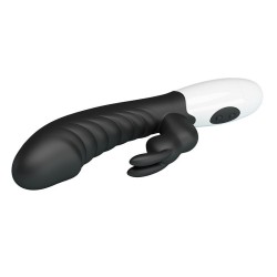 PRETTY LOVE - VIBRATORE A CONIGLIO NAUGHTY BUNNY CON 30 FUNZIONI NERO