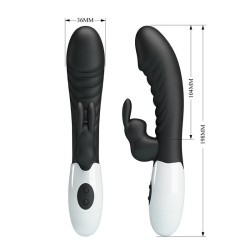 PRETTY LOVE - NAUGHTY BUNNY 30-FUNKTIONEN-HASENVIBRATOR SCHWARZ