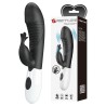 PRETTY LOVE - VIBRATORE A CONIGLIO RASMUSSEN 30 FUNZIONI NERO