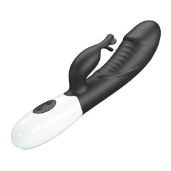 PRETTY LOVE - RASMUSSEN 30 FUNCTION RABBIT VIBRATOR BLACK