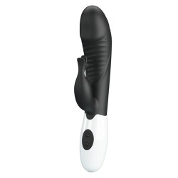 PRETTY LOVE - VIBRATORE A CONIGLIO RASMUSSEN 30 FUNZIONI NERO
