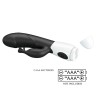 PRETTY LOVE - RASMUSSEN VIBRATEUR LAPIN 30 FONCTIONS NOIR