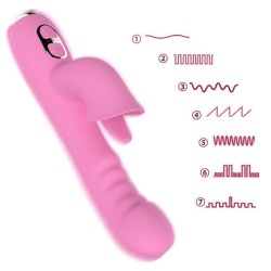 NALONE - T-MAY VIBRATORE MAGIC STICK RABBIT - ROSA
