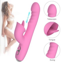 NALONE - T-MAY VIBRATORE MAGIC STICK RABBIT - ROSA