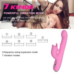 NALONE - T-MAY VIBRATORE MAGIC STICK RABBIT - ROSA