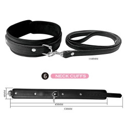 PRETTY LOVE - KIT BDSM 8 PIÈCES NOIR
