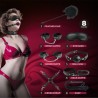 PRETTY LOVE - KIT BDSM 8 PIÈCES NOIR