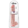 KING COCK - REALISTIC DILDO WITH TESTICLES AND SUCTION CUP 38 CM FLESH