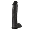 KING COCK - DILDO REALISTA COM TESTÍCULOS 38 CM PRETO