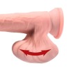 KING COCK PLUS - TRIPLE DENSITY REALISTIC DILDO WITH SWINGING TESTICLES 30 CM FLESH