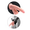 KING COCK PLUS - REALISTISCHER DILDO MIT DREIFACHDICHTE UND SCHWINGENDEN HODEN, 30 CM, FLEISCH