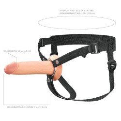 FANTASY X-TENSIONS ELITE - STRAP-ON IN SILICONE CAVO DA 20,3 CM