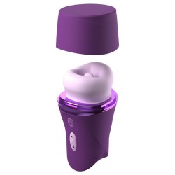 FANTASY FOR HER - LUSH KISS PELUCHE VIOLA STIMOLATORE CLITORIDEO A SUZIONE E LECCHIO