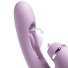 FANTASY FOR HER - VIBRATORE G-TOUCH PULSE PRO VIOLA PER LA STIMOLAZIONE DEL PUNTO G E DEL CLITORIDE A FORMA DI CONIGLIO
