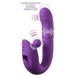 FANTASY FOR HER - HARMONI PRO VIBRATORE A CONIGLIO VIOLA PER LA STIMOLAZIONE DEL PUNTO G E DEL CLITORIDE