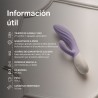 LELO - INA TWIST DOPPIO VIBRATORE A CONIGLIO PER IL PUNTO G E IL CLITORIDE LAVANDA