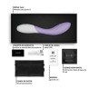 LELO - MONA TWIST VIBRATORE PER IL PUNTO G RICARICABILE E CONTROLLABILE TRAMITE APP, COLORE LAVANDA