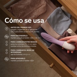 LELO - MONA TWIST VIBRATORE PER IL PUNTO G RICARICABILE E CONTROLLABILE TRAMITE APP, COLORE LAVANDA