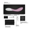 LELO - MONA TWIST VIBRATORE PER IL PUNTO G RICARICABILE E CONTROLLABILE TRAMITE APP, COLORE LAVANDA