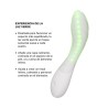 LELO - MONA SPECTRA MASSAGEADOR ÍNTIMO DE LUZ VERMELHA RECARREGÁVEL CONTROLADO POR APLICATIVO