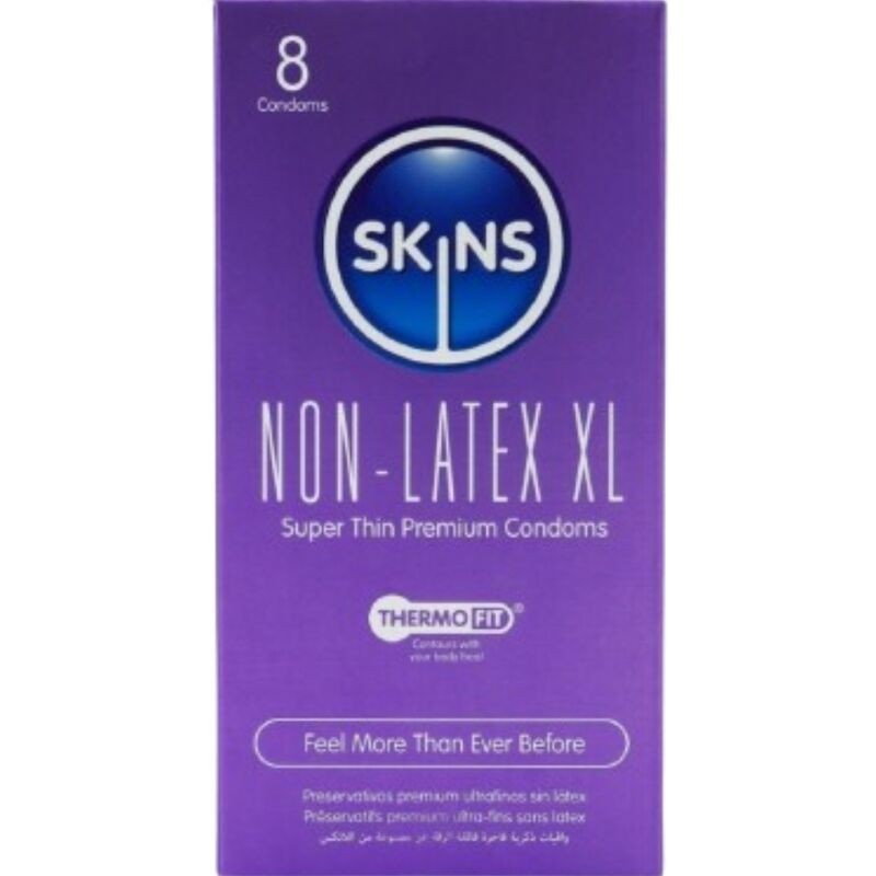 SKINS - LATEX-FREE CONDOMS XL PACK OF 8