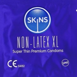 SKINS - CAMISINHAS SEM LÁTEX TAMANHO XL PACOTE COM 4
