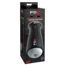 PDX ELITE - MASTURBATORE MASCHILE TRASPARENTE FAP-GASM CON ASPIRAZIONE INTERMITTENTE