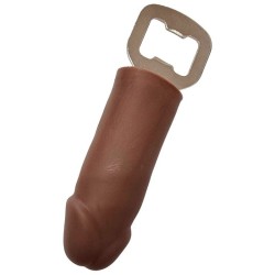 DIABLO PICANTE - OUVRE-PÉNIS EN CAOUTCHOUC MARRON