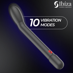 IBIZA - SCHWARZER G-PUNKT-VIBRATOR MIT VIBRATION