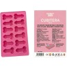 DIABLO PICANTE - 12 PENI IN SILICONE RIGIDO DA APPENDERE A UN SECCHIELLO PER IL GHIACCIO ROSA