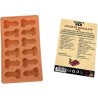 DIABLO PICANTE - FORMA DE CHOCOLATE COM 12 PÊNIS DE SILICONE PARA PENDURAR - BAUNILHA