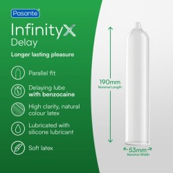PASANTE - DELAY INFINITY KONDOME 12 STÜCK