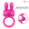 INTENSE - HOPPS VIBRATING PENIS RING WITH CLITORAL STIMULATION PINK